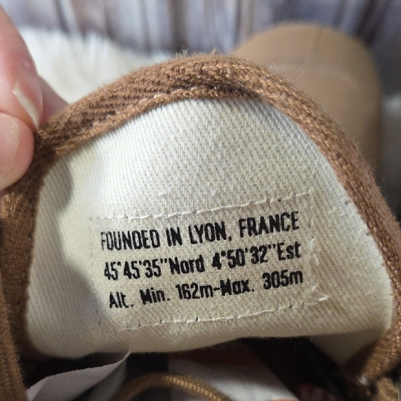 Palladium Unisex Brown Canvas Lace-Up Boots 11M 12.5W NEW - Picture 5 of 8